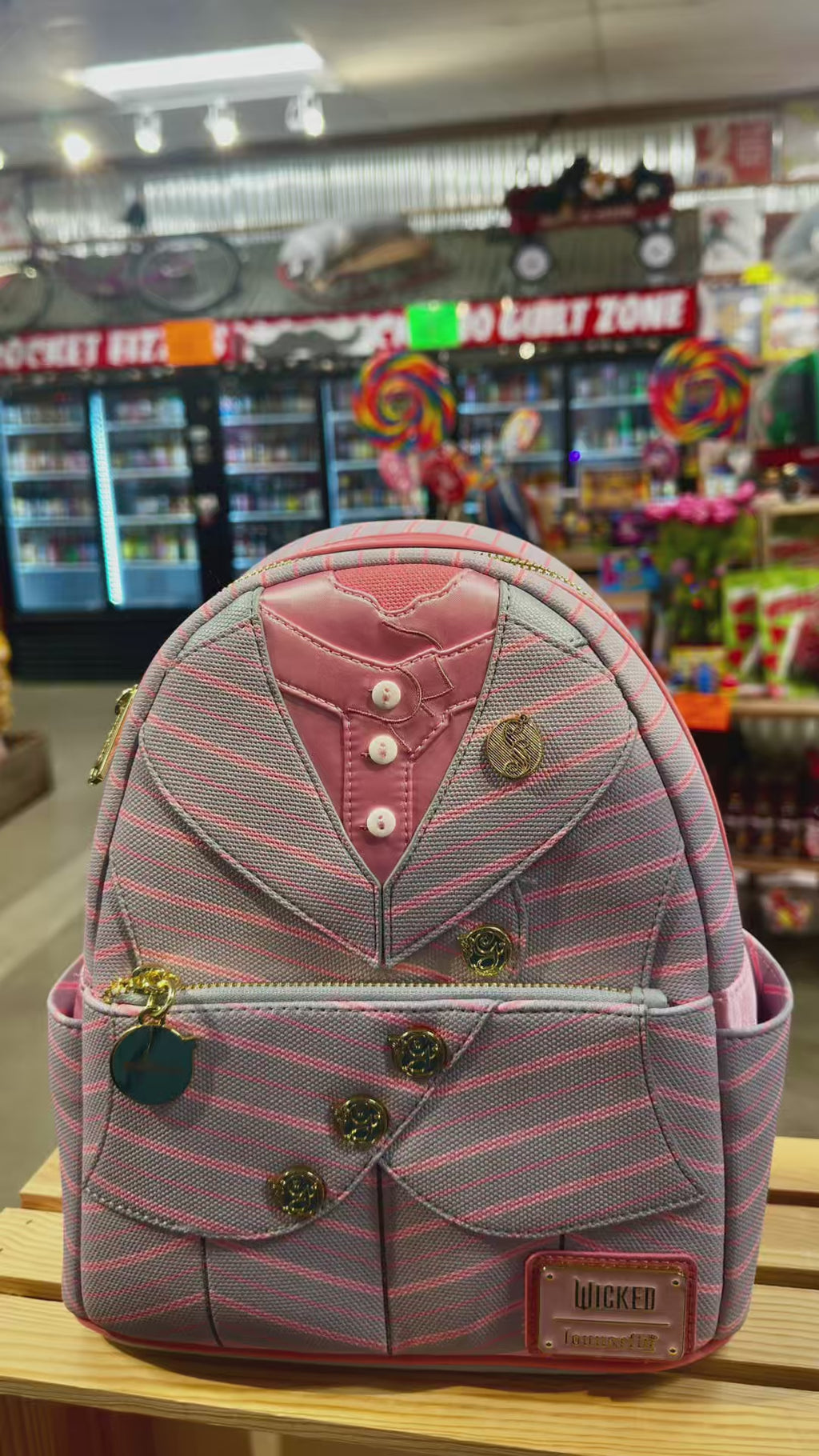 Wicked Glinda Cosplay Mini Backpack
